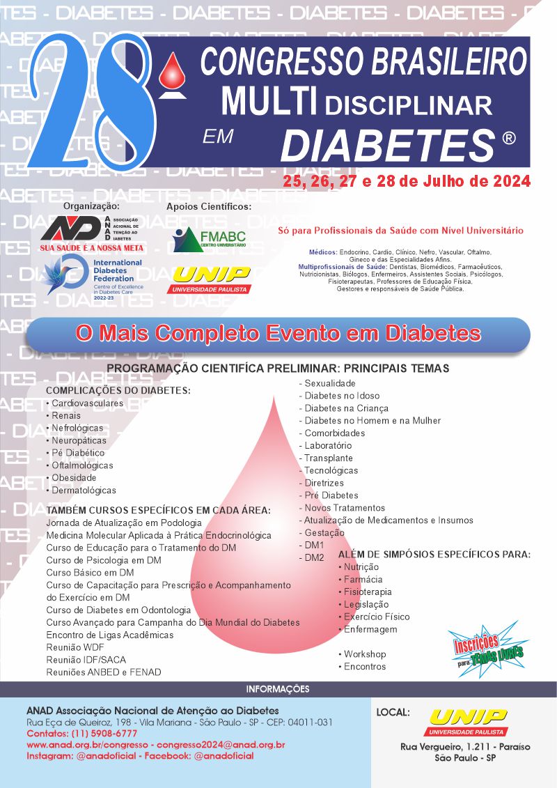 28 Congresso Brasileiro Multidisciplinar de Diabetes